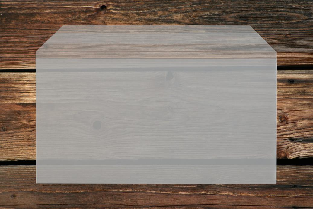 Folienhüllen KO 125x235 mm Haftklebend PP-Folie Transparent 100my